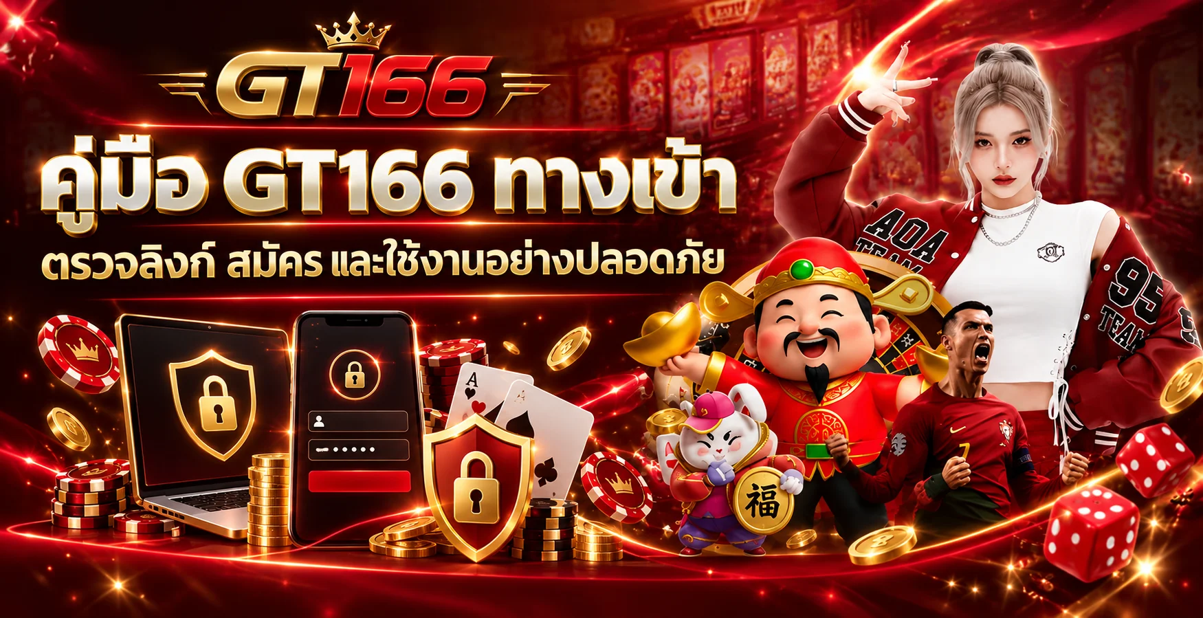 GT166 ทางเข้า คู่มือตรวจลิงก์ สมัคร และล็อกอิน
